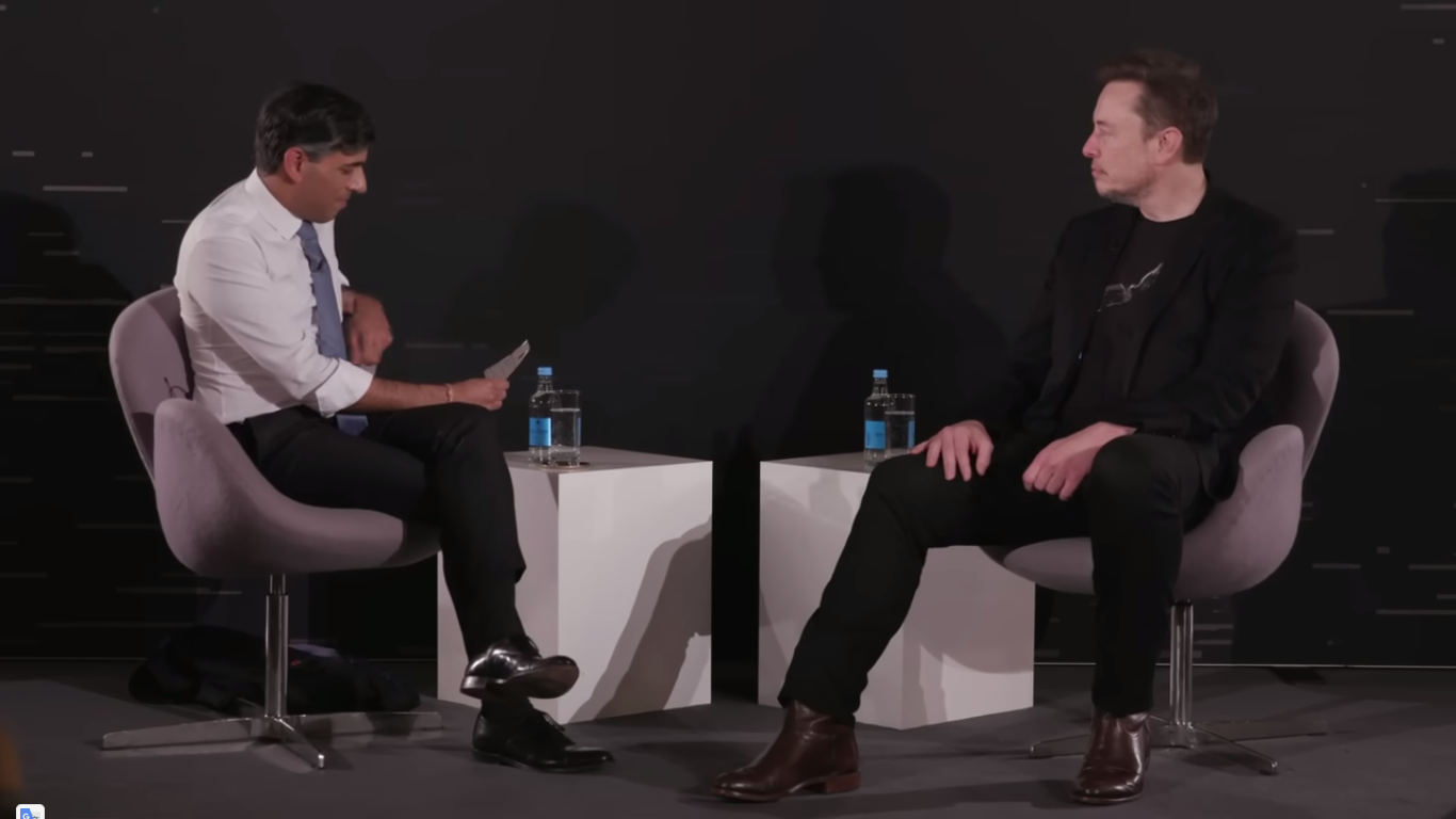 Rishi Sunak & Elon Musk: Talk AI, Tech & the Future